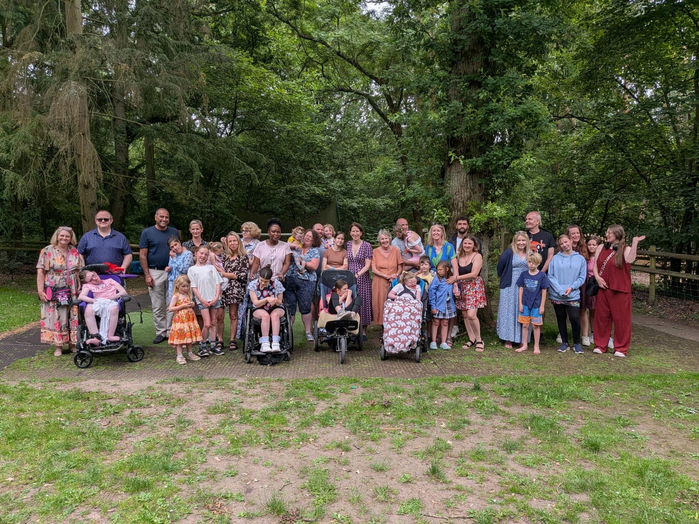 Twelve families gather for the annual CASK family meet-up at Camp Mohawk