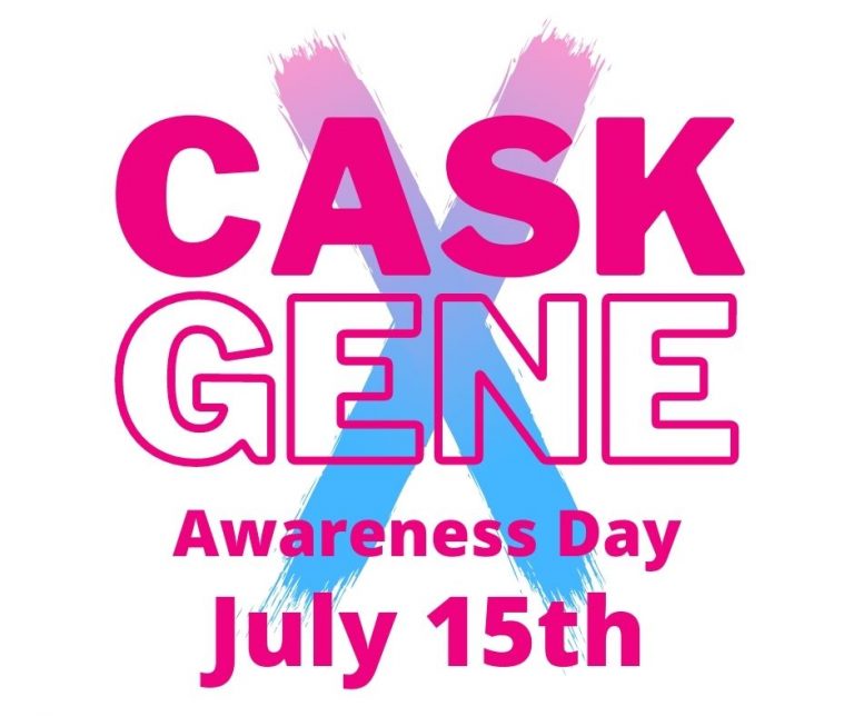 A logo to represent CASK gene awareness day