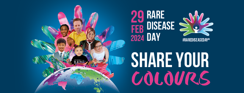 Rare disease day 2024 share your colours banner